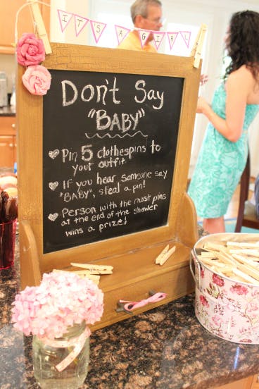 Cheap baby shower game hot sale ideas